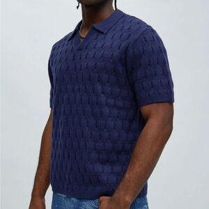 Fashion Nova textured polo